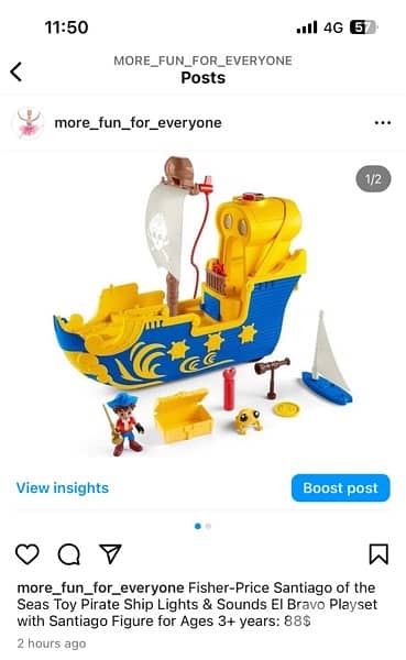 Fisher-Price Santiago of the Seas 1