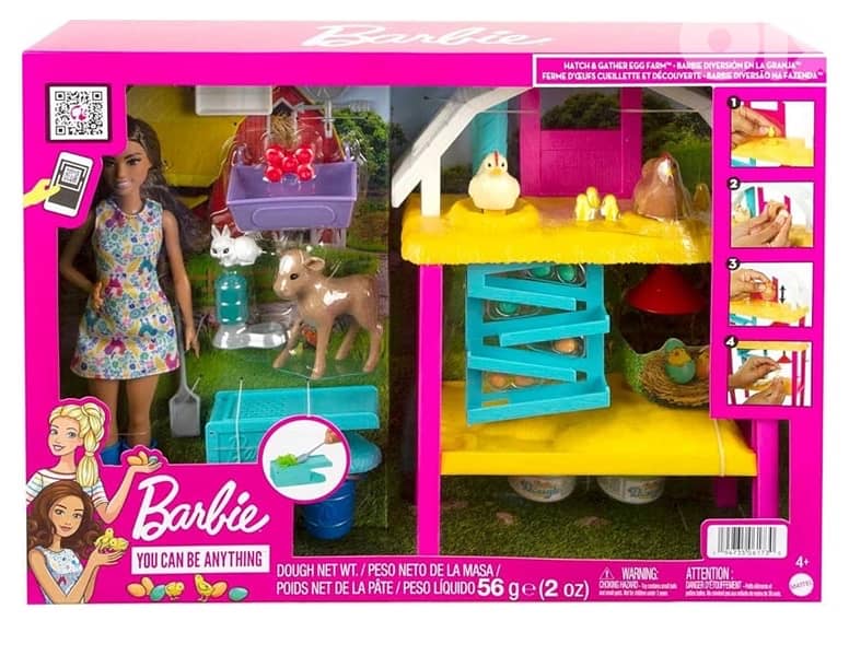Barbie Careers Playset, Hatch & Gather Egg Farm 0