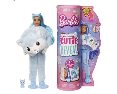 Barbie Cutie Reveal Doll, Snowflake Sparkle Series