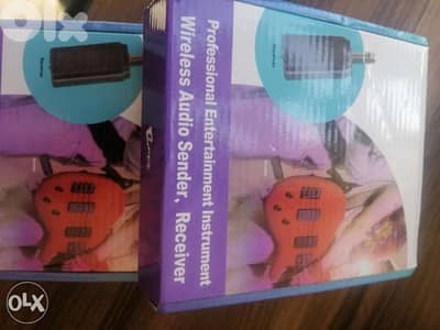 Wirless audio sender receiver مسافه ٥٠ متر