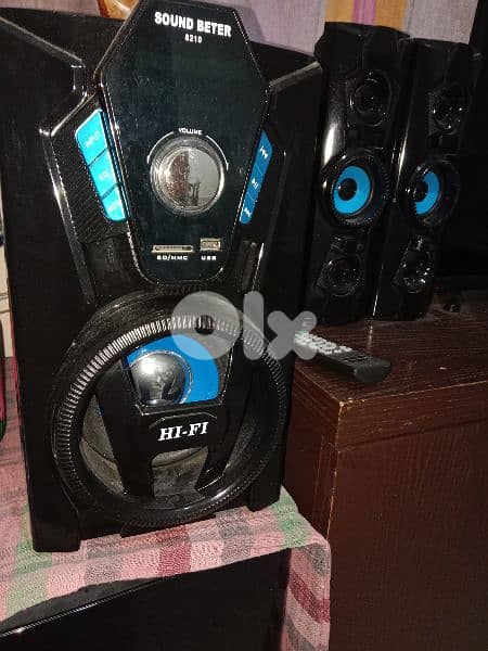 جهاز HI-FI Sound Better 8210 مع ثلاث سماعات (Speakers) SD/MMC/USB 0
