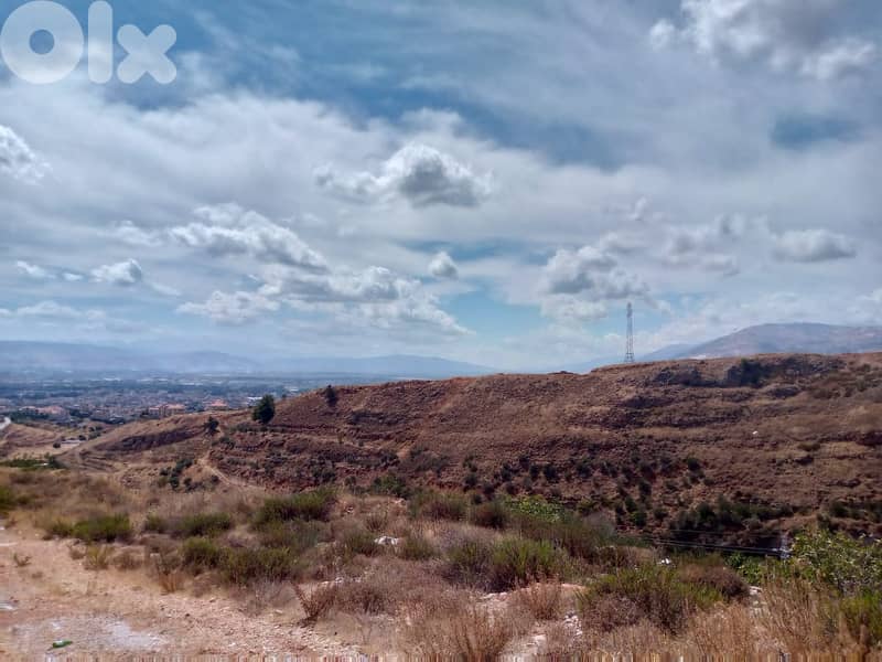 aradi zahle land 1200 sqm for sale open view Ref#6356 2