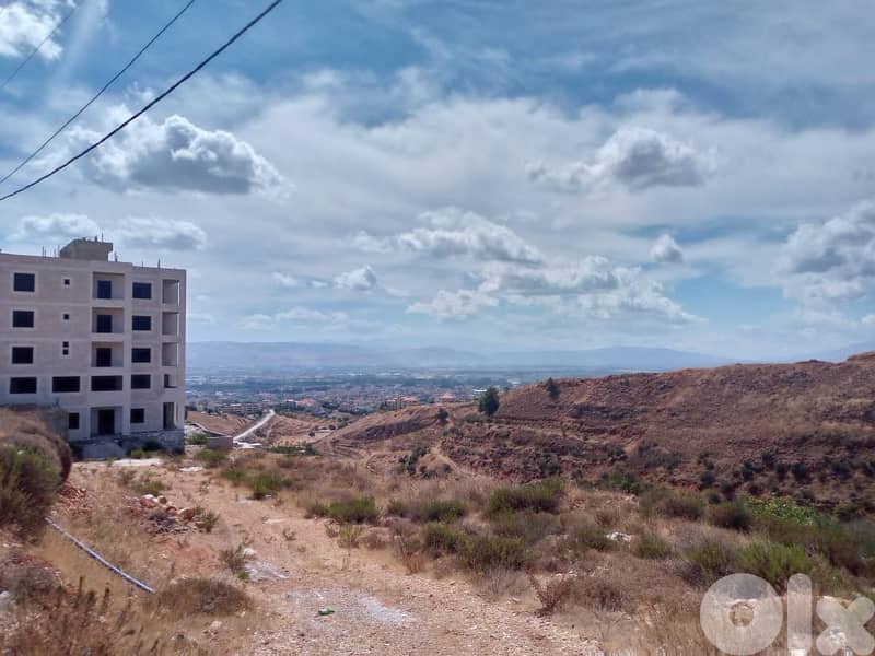 aradi zahle land 1200 sqm for sale open view Ref#6356 0