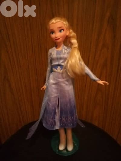 SINGING QUEEN ELSA FROZEN 2 Great doll: Into the unknown, French=27$
