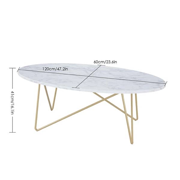marble and gold coffee table limited edition 0