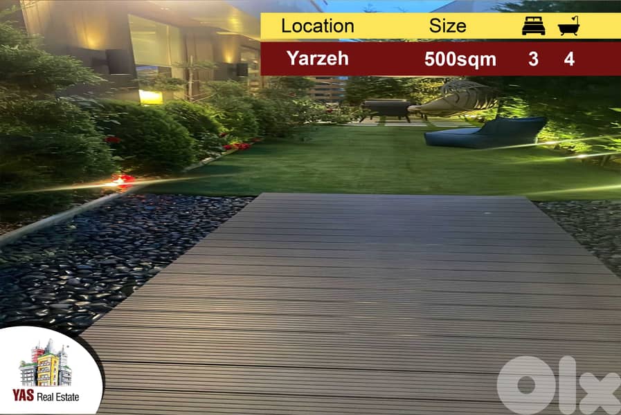 Yarzeh 500m2 | 200m2 Terrace | Super Deluxe | Unique Property | PA | 0
