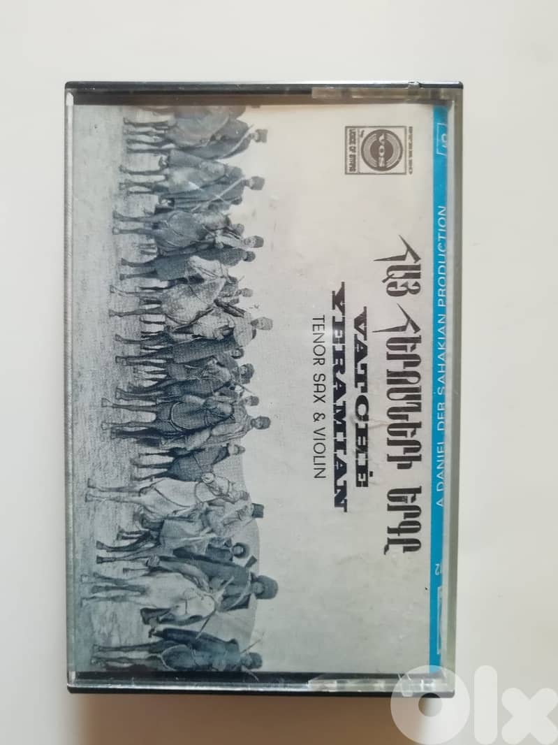Vatche Yeramian "Tenor sax & violin" audio cassette 0
