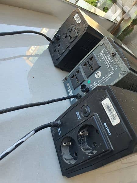3 ups for laptop 700 and 725 and 800 VA. for sale without batteries 1