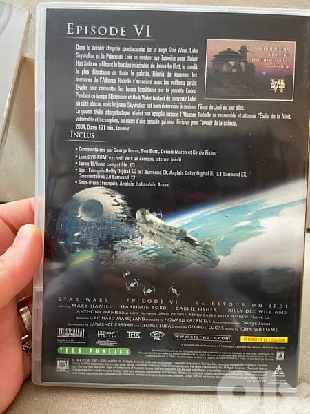 DVD Star Wars 6