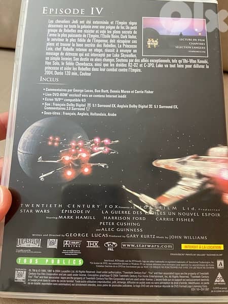 DVD Star Wars 4