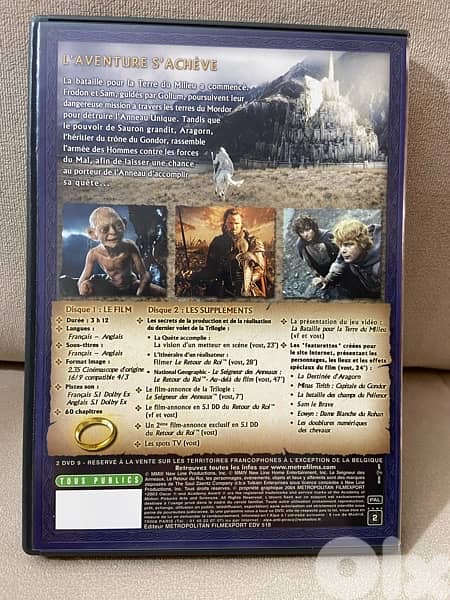 DVD The Lord of the Rings 8
