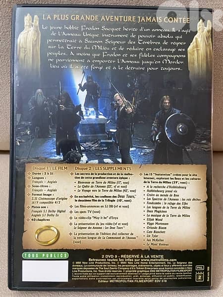 DVD The Lord of the Rings 4