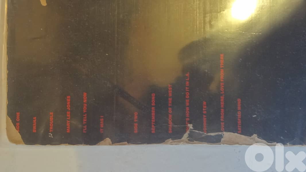 Lindsey buckingham "Law & order " vinyl 1