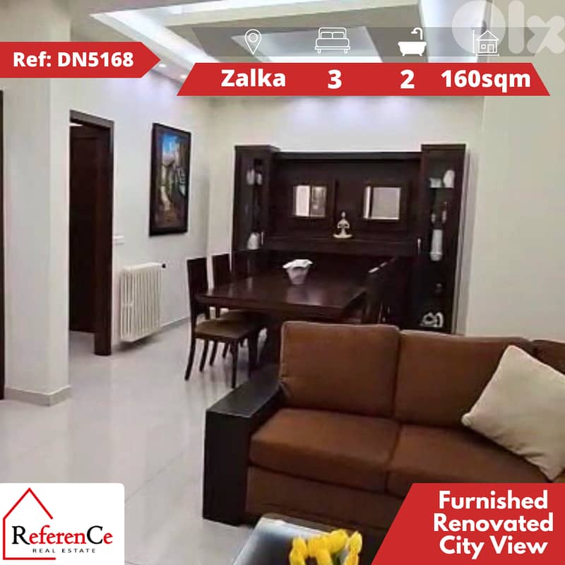 Furnished  Apartment for Sale in Zalka شقة مفروشة للبيع في الزلقا 0