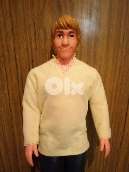 KRISTOFF FROZEN Disney Mattel2013 Great Rare doll+his complete wear=17 0