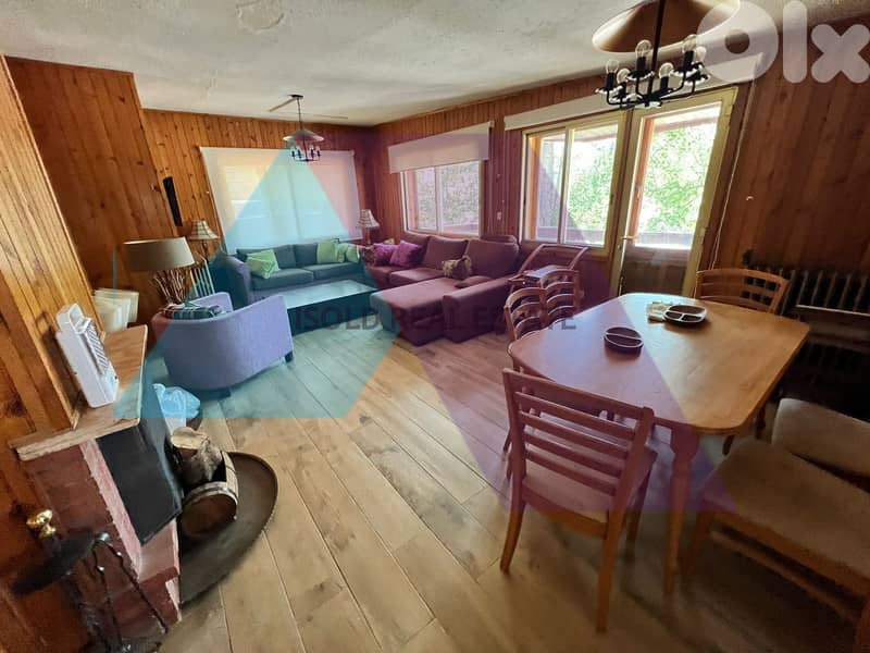 Furnished 3 bedrooms chalet 4 sale Faraya, next 2 Mezzar, Mzaar,Mzar 1