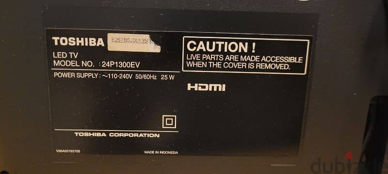 Toshiba 24" LED 720p TV (No remote, no stand) 2