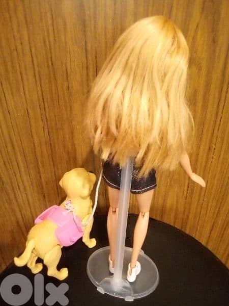 "Barbie SPLISH PUP" as new doll Mattel 2017 flex legs +Dog, both=35$ 4