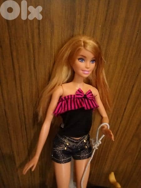 "Barbie SPLISH PUP" as new doll Mattel 2017 flex legs +Dog, both=35$ 2