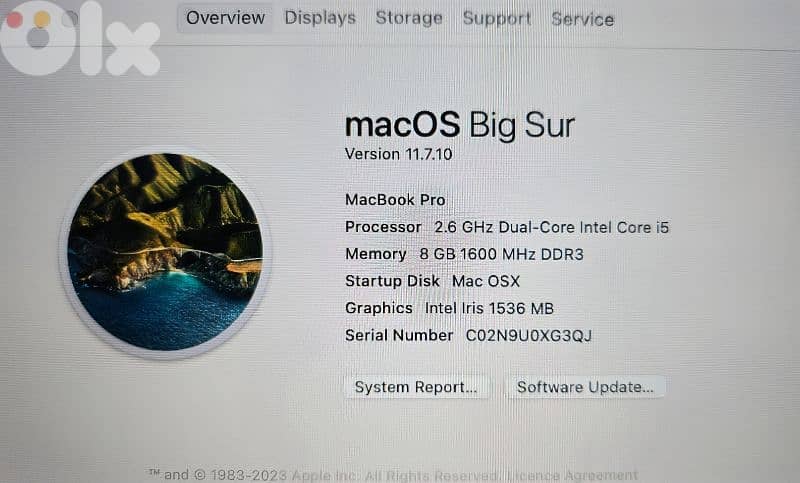 MacBook Pro 13 inch mid 2014 4