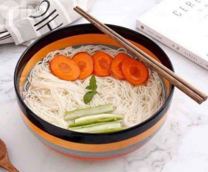 spiral colors ceramic bowls 1