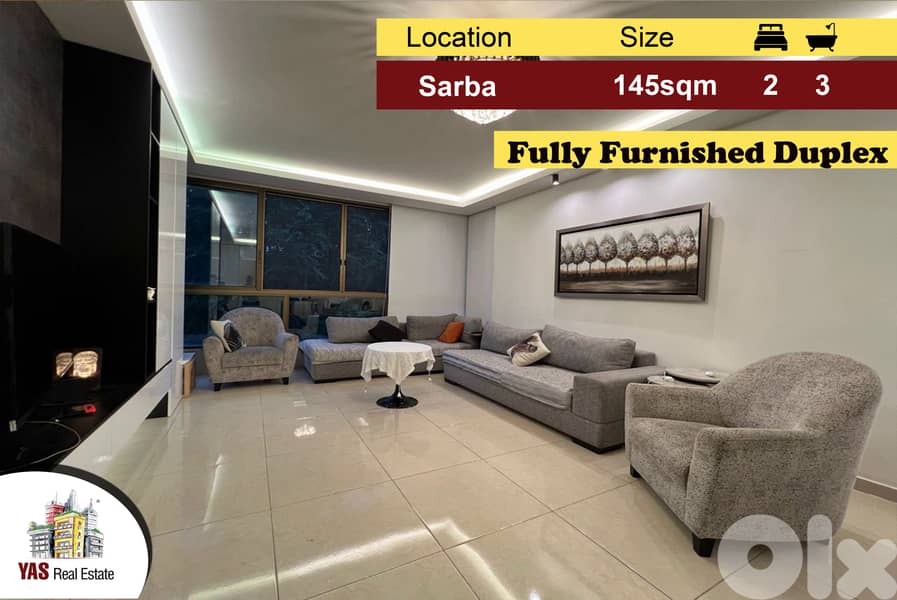 Jounieh 145m2 | Furnished Duplex | Decorated | Calm Street | EH | 0