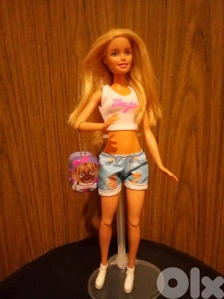 Barbie TRAINS Small TYGRE Mattel Great doll flexi legs+Outfit +Kickers 0