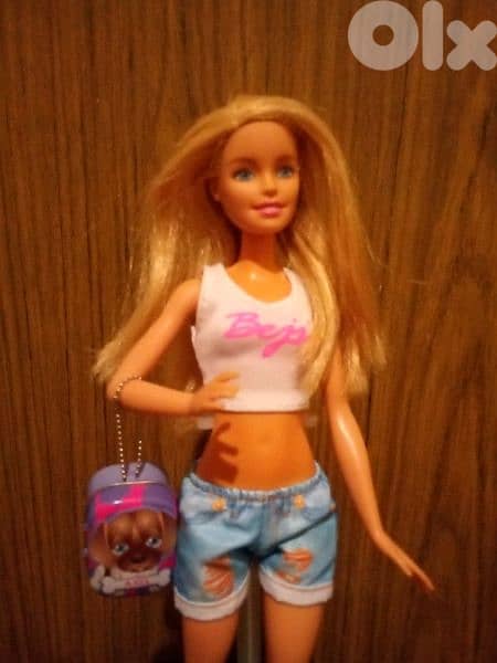 Barbie TRAINS Small TYGRE Mattel Great doll flexi legs+Outfit +Kickers 1