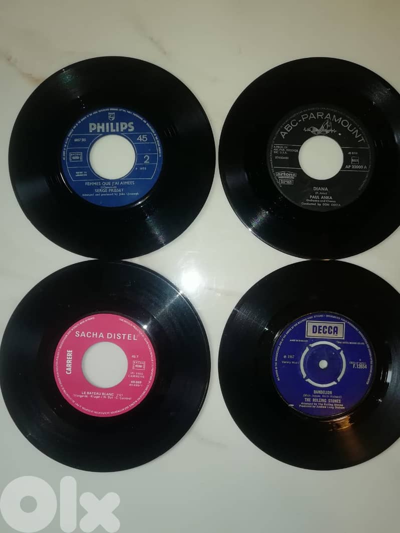 45t 7" vinyl any for 300k LL in v good cond 0