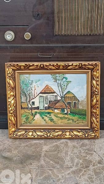 لوحة رسم زيتي اوروبية 2