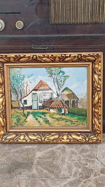 لوحة رسم زيتي اوروبية 3