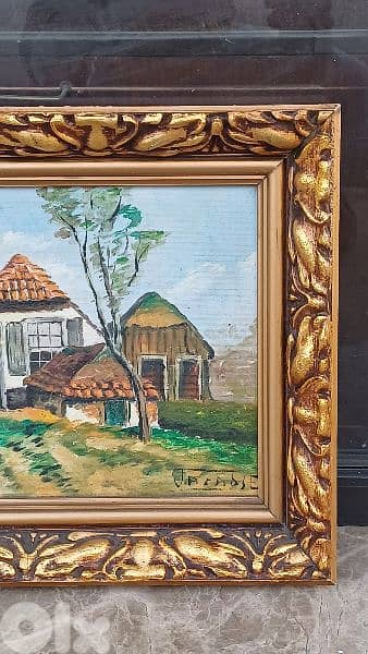 لوحة رسم زيتي اوروبية 4