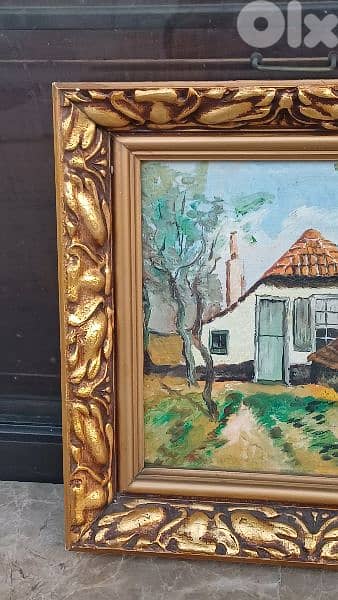 لوحة رسم زيتي اوروبية 8