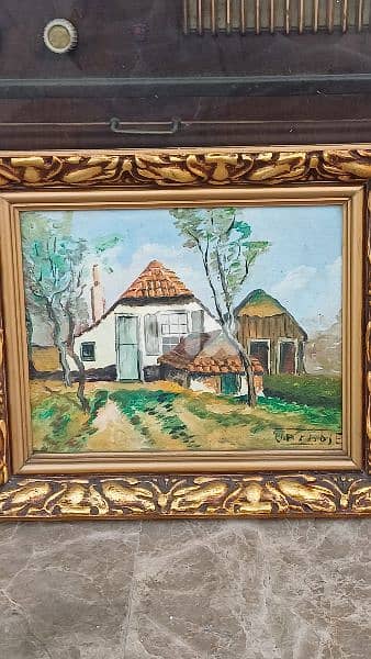 لوحة رسم زيتي اوروبية 9