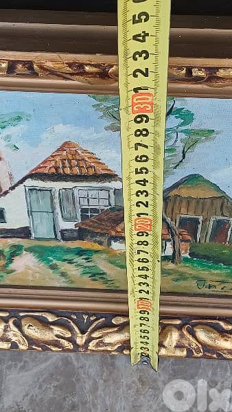 لوحة رسم زيتي اوروبية 12