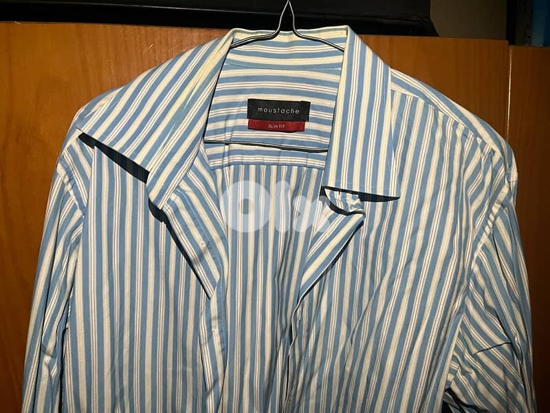 moustache long sleeve shirt for 5 $ 0