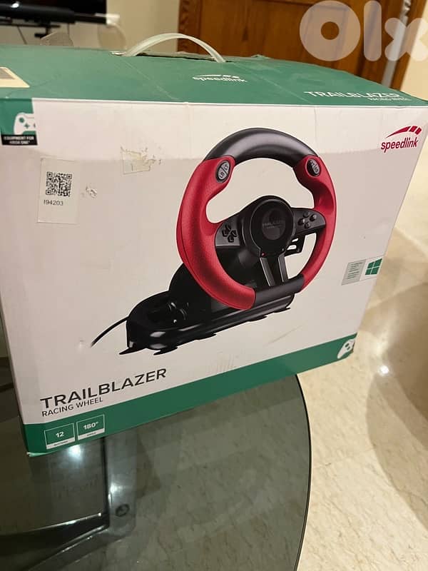 speedlink trailblazer racing wheel for playstation and Pc 1