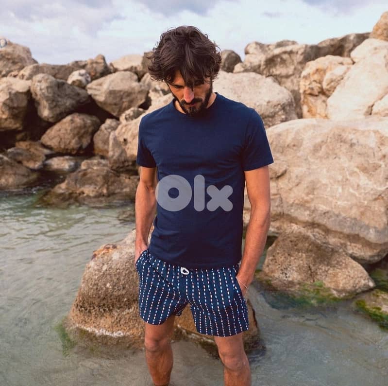 Celio Men's T-Shirt SUPIMA, (Navy Blue size L ) 35$ 1