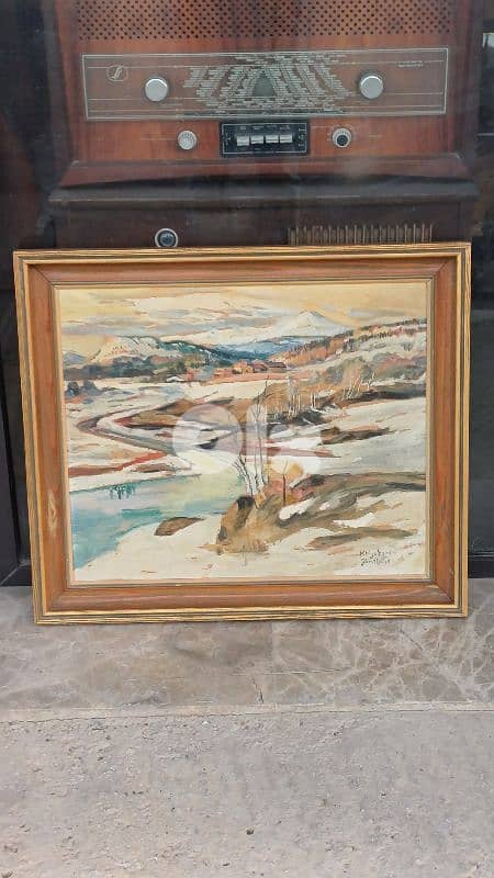 لوحة رسم زيتي 1