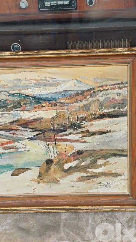 لوحة رسم زيتي 4