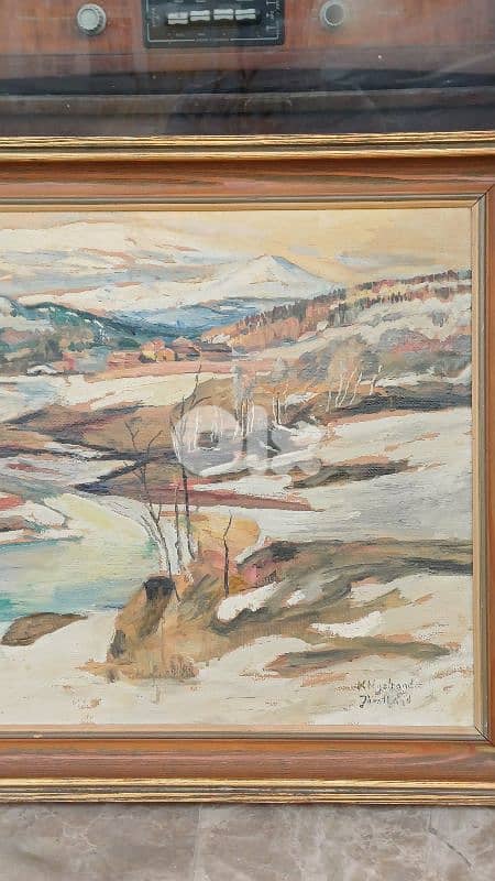 لوحة رسم زيتي 5