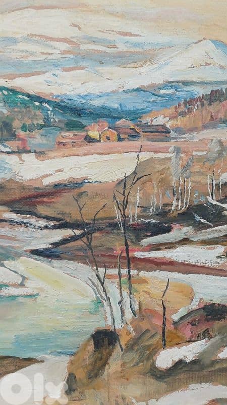 لوحة رسم زيتي 8