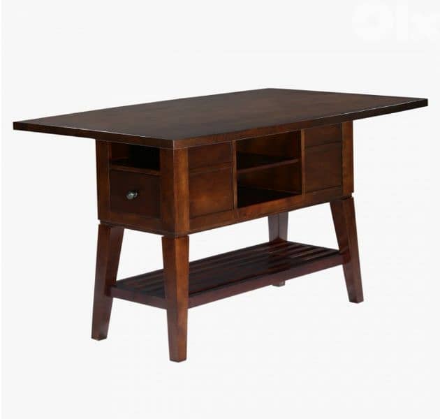 Modern original high Dining table + 6 swivel high chairs 3