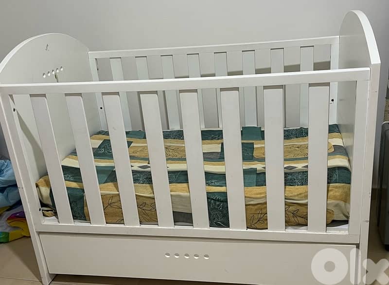 baby crib wood 0
