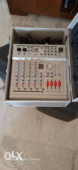 Mixer Leem Pmx 40,4 mic, 8 lines + 2 speakers Smetoni 400w
