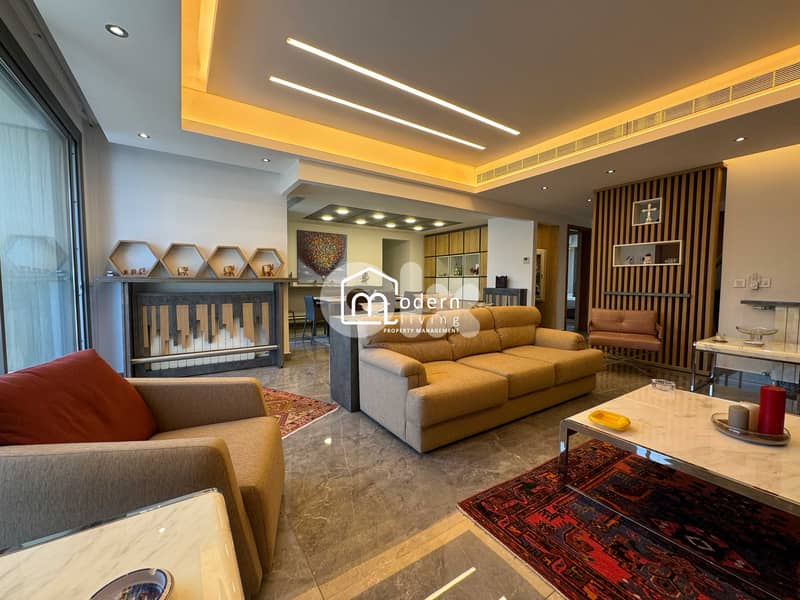 260 Sqm + 300 Sqm Rooftop Apartment for Sale in Waterfront Dbayeh 0