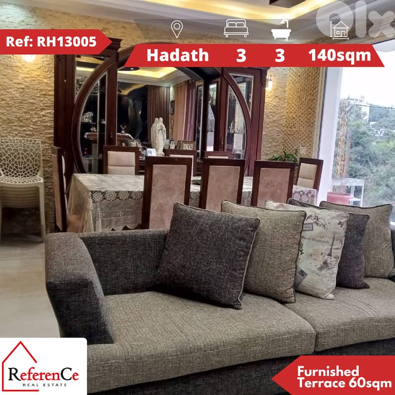 Furnished apartment fot sale in Hadath شقة مفروشة في الحدت 0