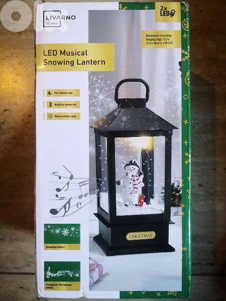 Christmas LED musical snowing 0