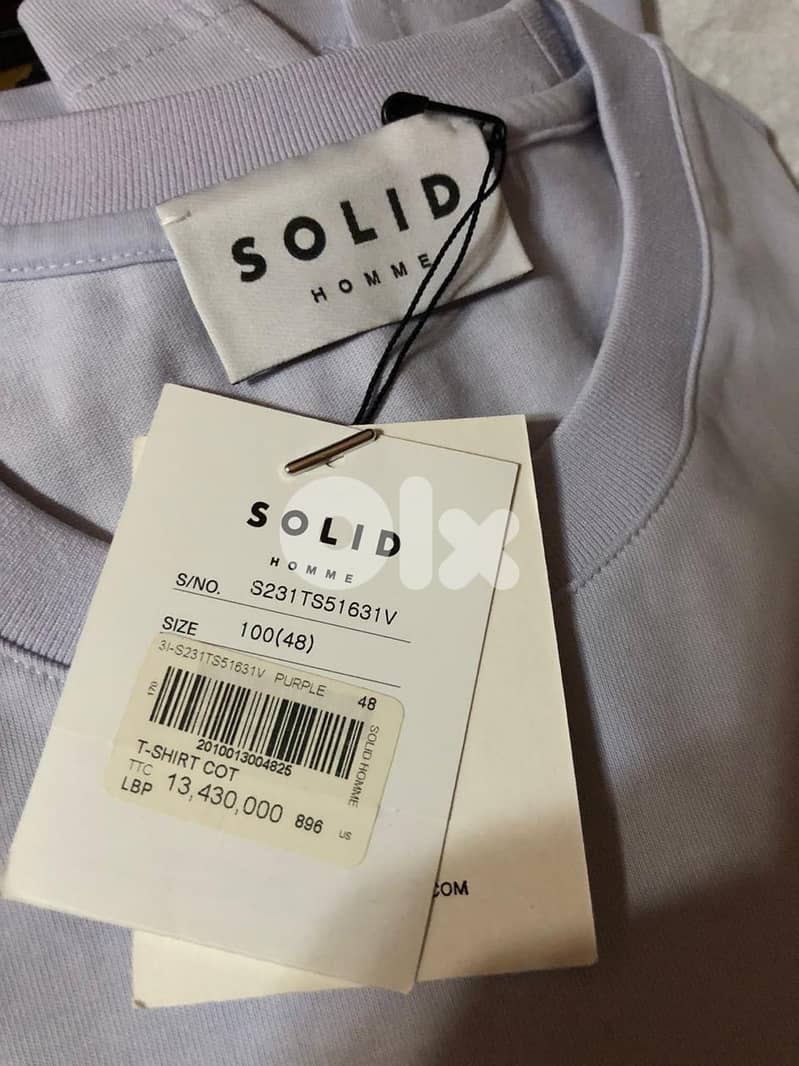 Solid Crystal graphic t-shirt size 48(L) 1