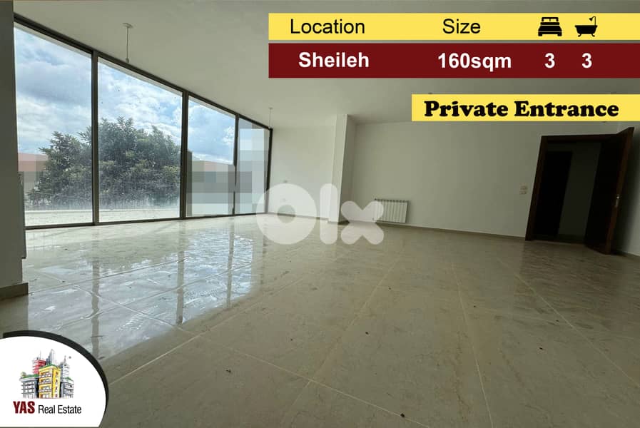 Sheileh 160m2 | 50m2 Garden | New | Private Street | Luxurious | AC | 0